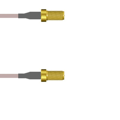 Q-7107100050.5M by Amphenol Custom Cable - SMA-SJ/SMA-SJ G316 0.5M