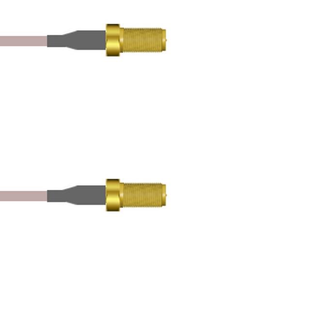 Q-710710005108I by Amphenol Custom Cable - SMA-SJ/SMA-SJ G316 108I