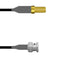 Q-7200L0008002M by Amphenol Custom Cable - SMA-SJ/BNC-SP RG58 2M