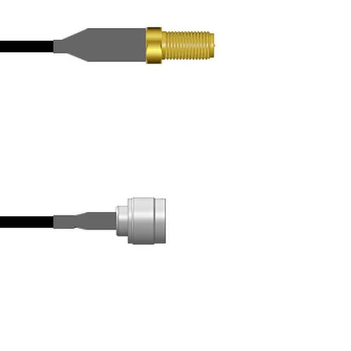 Q-7202N0008048I by Amphenol Custom Cable - SMA-SJ/N-SP RG58 48I