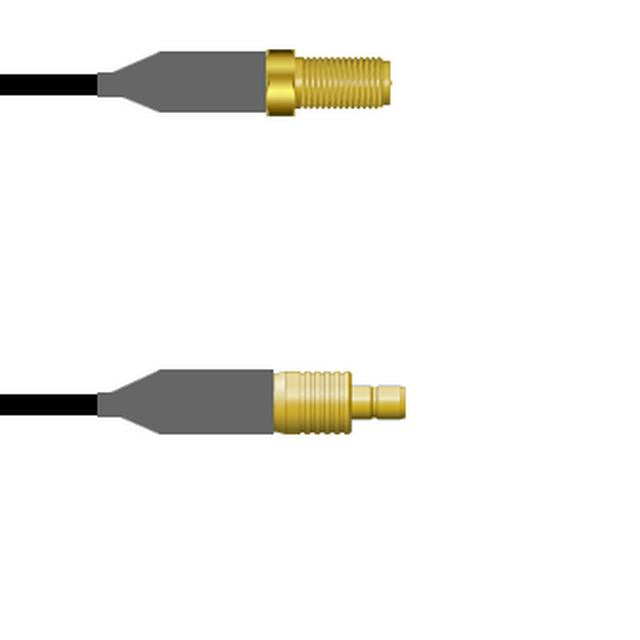 Q-7203P0008072I by Amphenol Custom Cable - SMA-SJ/SMB-SJ RG58 72I
