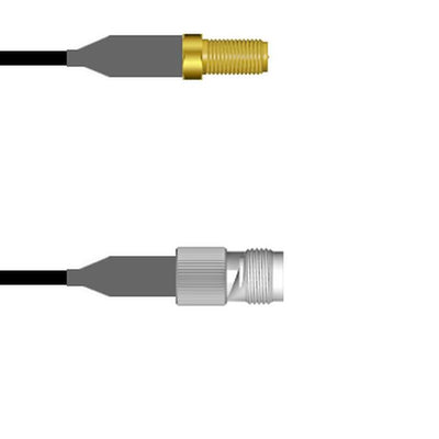 Q-7204J0008060I by Amphenol Custom Cable - SMA-SJ/TNC-SJ RG58 60I