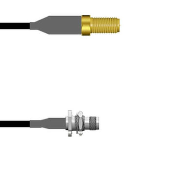 Q-7204K00081.5M by Amphenol Custom Cable - SMA-SJ/TNC-SJ RG58 1.5M