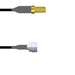 Q-7205500080.5M by Amphenol Custom Cable - SMA-SJ/TNC-SP RG58 0.5M
