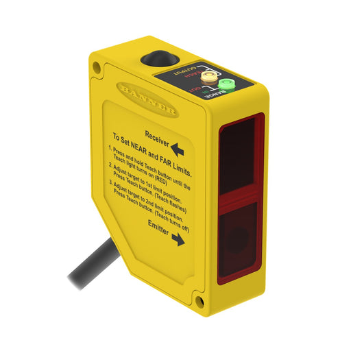 Q50BU by Banner Engineering Corporation - Q50 SERIES: LED-BASED TRIANGULAT