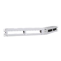 QAPP24WH by Panduit Corp - QN PATCH PANEL, ANGLED, 24 PORT,