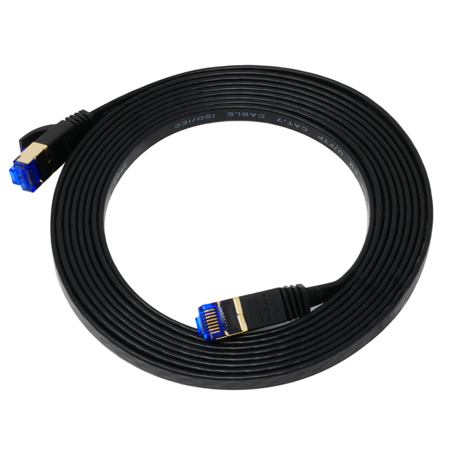 QG-CAT7F-10FT-BLK by QualGear - CAT7F ETHERNET CABLE 10FT- BLACK