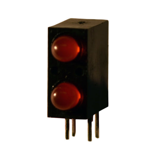 QLA694B2H by onsemi - LED BI-LEVEL BRIGHT RED PCB 3MM