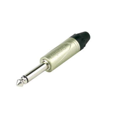 QM2P by Amphenol Audio - 1/4"" PHONE STR MONO NICKEL
