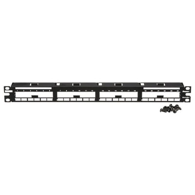 QPP24BL by Panduit Corp - 24-PORT PATCH PANEL IN BLACK ACC