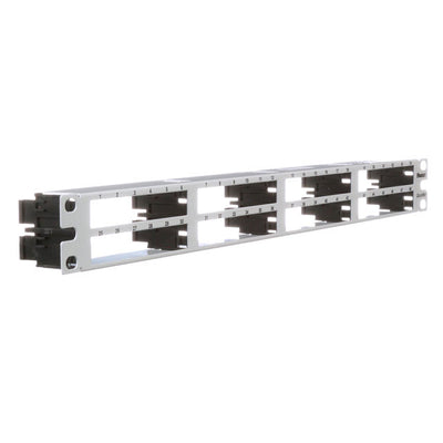 QPP48HDWH by Panduit Corp - QN PATCH PANEL, FLAT, 48 PORT, 1