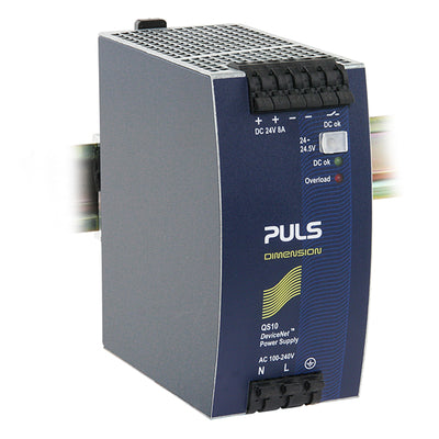 QS10.DNET by PULS, LP - AC/DC DIN RAIL SUPPLY 24V 192W
