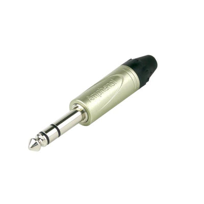 QS3P by Amphenol Audio - 1/4"" PHONE STR STEREO NICKEL