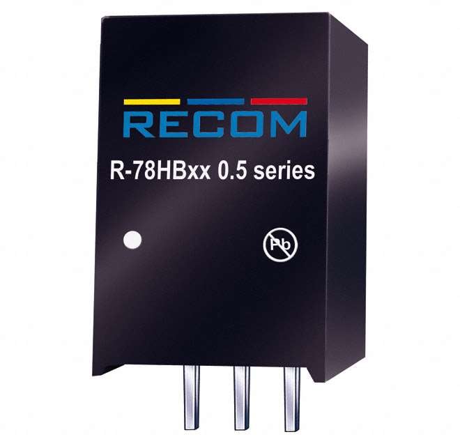 R-78HB5.0-0.5 by Recom Power - DC DC CONVERTER 5V 3W