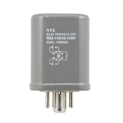 R02-11D10-110H by NTE Electronics, Inc - RELAY GEN PURPOSE DPDT 10A 110V