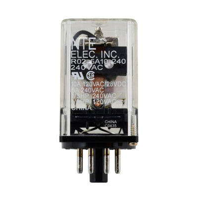 R02-5A10-240 by NTE Electronics, Inc - RELAY GEN PURPOSE SPDT 10A 240V