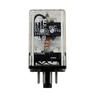 R02-5D10-110 by NTE Electronics, Inc - RELAY GEN PURPOSE SPDT 10A 110V