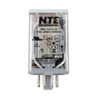 R03-11A10-24 by NTE Electronics, Inc - RELAY GEN PURPOSE DPDT 10A 24V