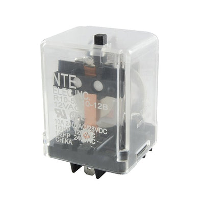 R10-5A10-12B by NTE Electronics, Inc - RELAY GEN PURPOSE SPDT 10A 12V