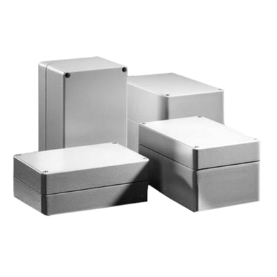 R100-104-000 by Hammond Manufacturing - BOX ALUM BEIGE 7.874""L X 3.937""W