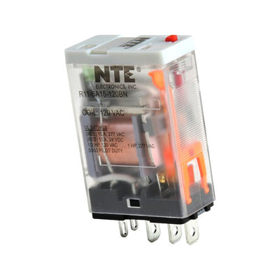 R11-5A15-120BN by NTE Electronics, Inc - RELAY GEN PURPOSE SPDT 15A 120V