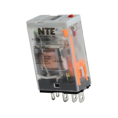 R11-5A15-24BN by NTE Electronics, Inc - RELAY GEN PURPOSE SPDT 15A 24V