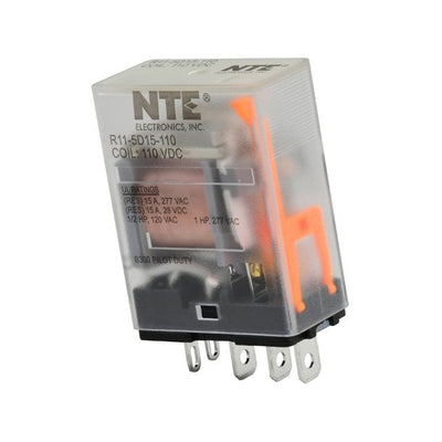 R11-5D15-110 by NTE Electronics, Inc - RELAY GEN PURPOSE SPDT 15A 110V