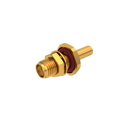 R125321020 by Radiall USA, Inc. - SMA / STRAIGHT BULKHEAD JACK COM