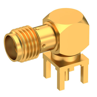 R125680000 by Radiall USA, Inc. - SMA F RA SMT C100