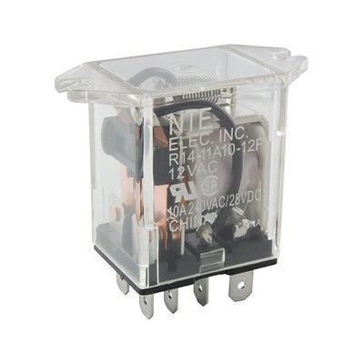 R14-11D10-6F by NTE Electronics, Inc - RELAY GEN PURPOSE DPDT 15A 6V