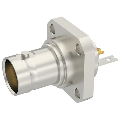R141410000 by Radiall USA, Inc. - BNC / INSULATED SQUARE FLANGE JA