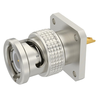 R141440000 by Radiall USA, Inc. - BNC / SQUARE FLANGE PLUG RECEPTA