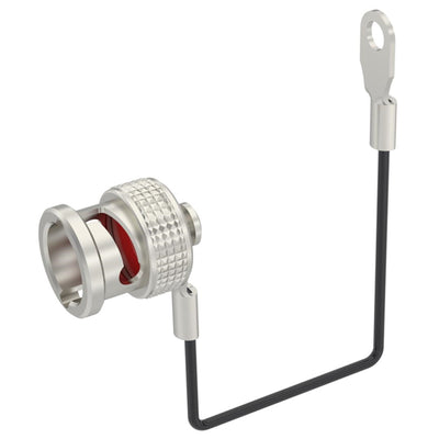 R141805000 by Radiall USA, Inc. - BNC / MALE DUST CAP WITH CORD