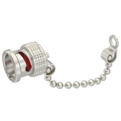 R141812000 by Radiall USA, Inc. - BNC / MALE DUST CAP WITH CHAIN