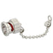 R141812000 by Radiall USA, Inc. - BNC / MALE DUST CAP WITH CHAIN