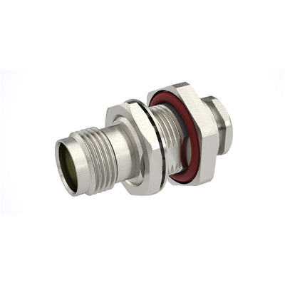 R143325000 by Radiall USA, Inc. - TNC / STRAIGHT BULKHEAD JACK PAN