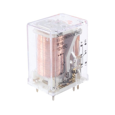 R16-11D3-12P by NTE Electronics, Inc - RELAY GEN PURPOSE DPDT 3A 12V