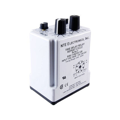 R26-11AD10-24 by NTE Electronics, Inc - RELAY TIME DELAY 10A 240V