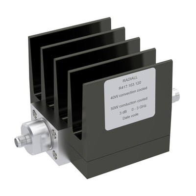 R417106120 by Radiall USA, Inc. - ATTENUATOR: SMA 6DB 3GHZ 40W 50O