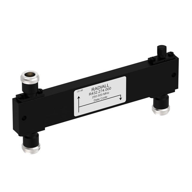 R432274000 by Radiall USA, Inc. - COUPLER: N 0.25-0.5GHZ 20DB