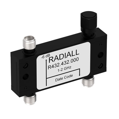 R432432000 by Radiall USA, Inc. - COUPLER: SMA 1-2GHZ 6DB