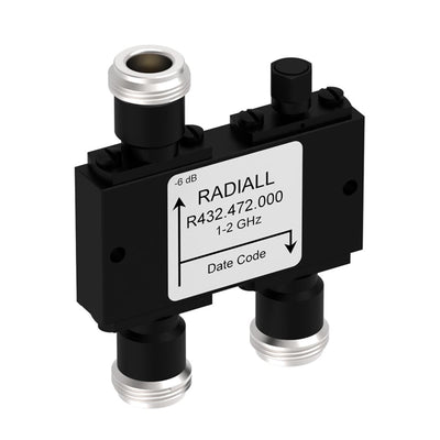 R432472000 by Radiall USA, Inc. - COUPLER: N 1-2GHZ 6DB