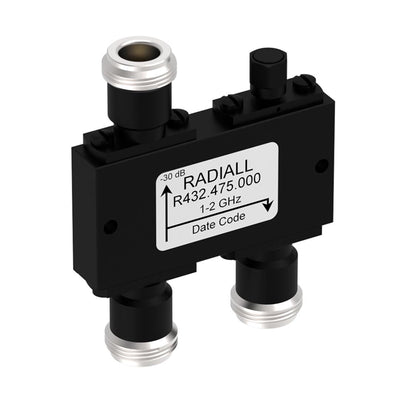 R432475000 by Radiall USA, Inc. - COUPLER: N 1-2GHZ 30DB