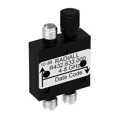 R432634000 by Radiall USA, Inc. - COUPLER: SMA 4-8GHZ 20DB