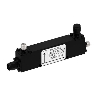 R433423202 by Radiall USA, Inc. - COUPLER: SMA 0.9-2.1GHZ 10DB
