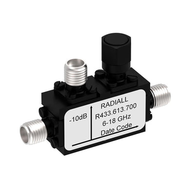 R433613700 by Radiall USA, Inc. - COUPLER: SMA 6-18GHZ 10DB (THICK