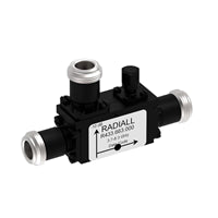 R433663000 by Radiall USA, Inc. - COUPLER: N 3.7-8.3GHZ 10DB FLAT