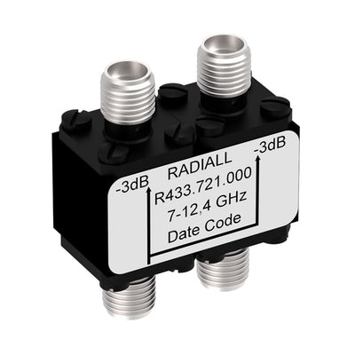 R433721000 by Radiall USA, Inc. - COUPLER: SMA 7-12.4GHZ 3DB