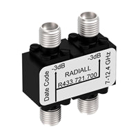 R595333215 by Radiall USA, Inc. - SPDT TERMINATED PLATINUM SMA 6GH