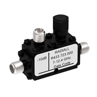 R433723700 by Radiall USA, Inc. - COUPLER: SMA 7-12.4GHZ 10DB (THI